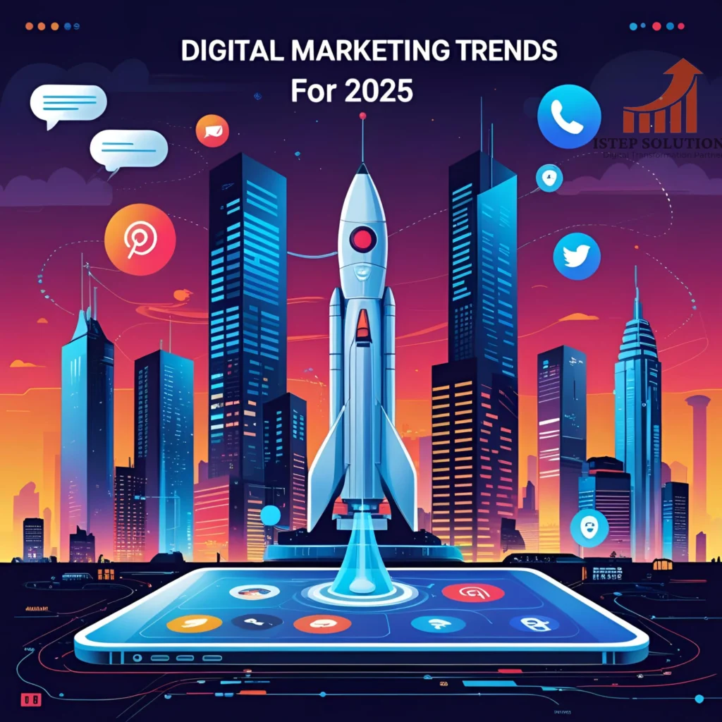 Artificial intelligence powering digital marketing trends with automation, personalization, and data analytics